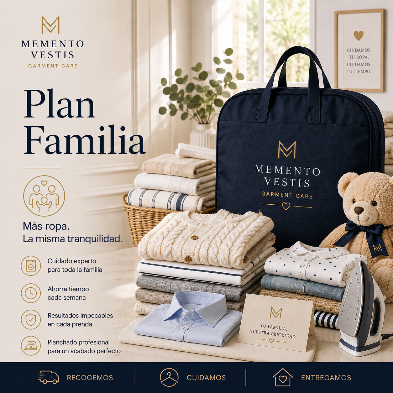 Plan Familia + planchado